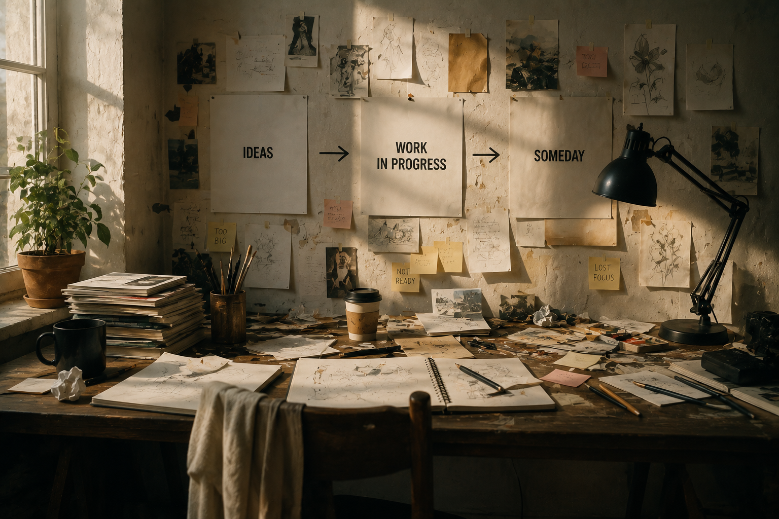 Why Is It So Hard to Finish Creative Projects ?